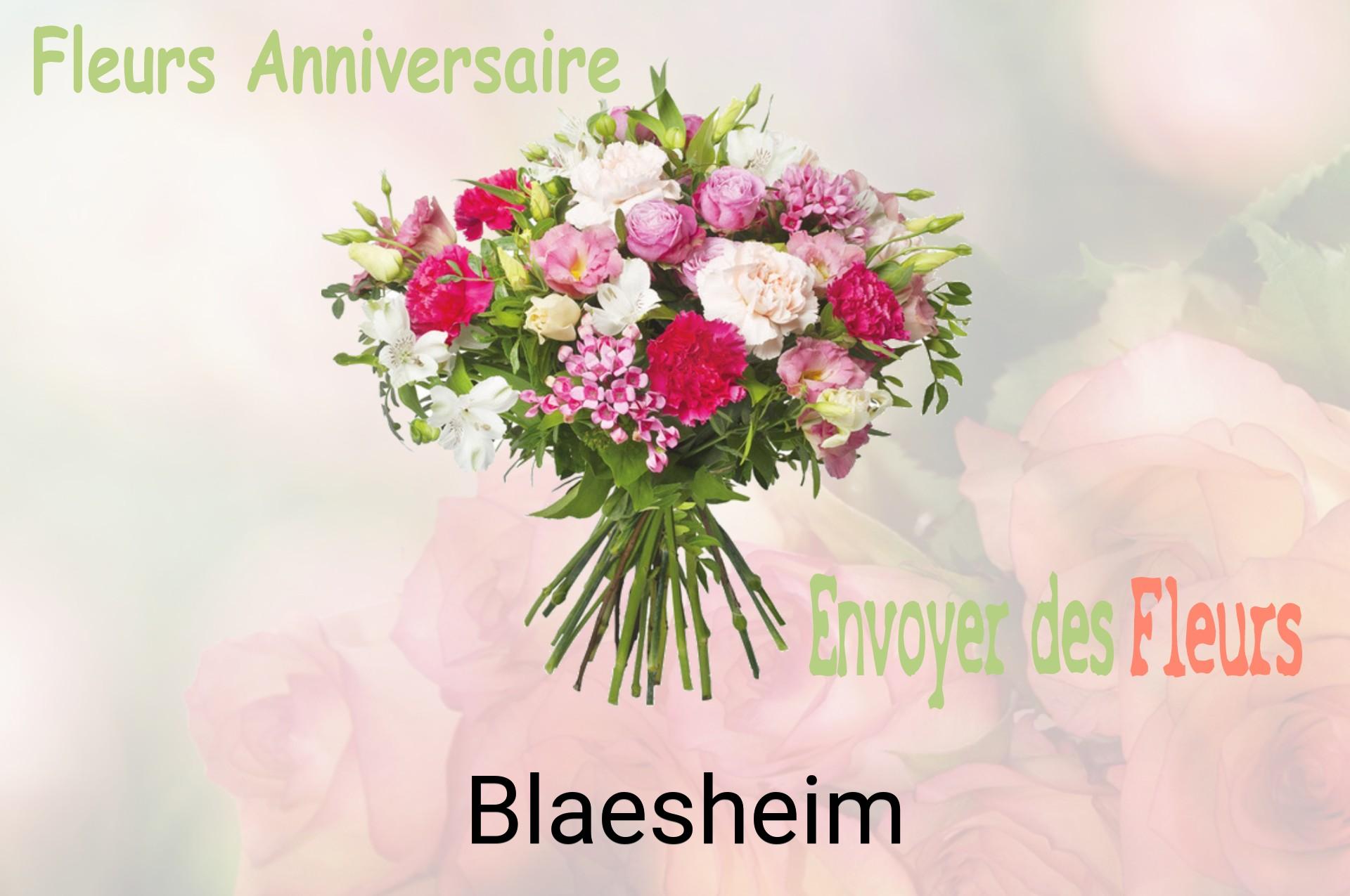 Bouquet de fleurs d’anniversaire livré à Blaesheim